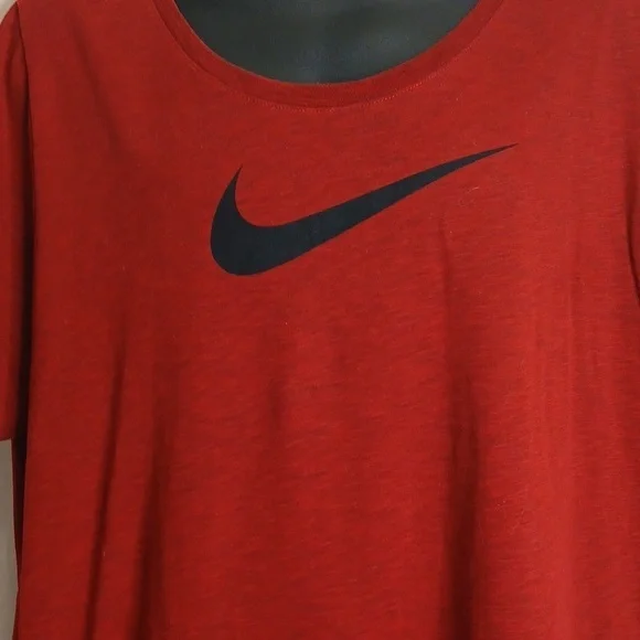 Nike dri-fit red logo tee shirt size 2XL - Picture 2 of 11